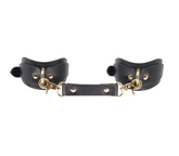 Love In Leather Shaped Bondage Ankle Cuffs