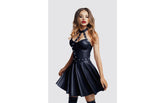 Toyfa Glossy Marisa Sexy Noir Wetlook Dress Black