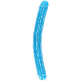 Shots Toys 15 Inch Glow in the Dark Neon Double Dong