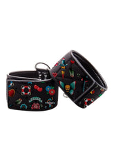 Shots Toys Old School Tattoo Style Printed Hand Cuffs