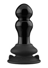 Shots Rimly Remote Control Glass Vibrator With Suction Cup
