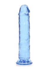 Shots Toys Straight 7 Inch Crystal Clear Dildo With No Balls