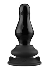 Shots Missy Glass Vibrator With Suction Cup and Remote