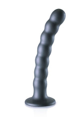 Shots Toys Beaded Suction Cup G-Spot Dildo 16.5 cm
