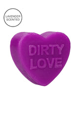 Shots Toys Dirty Love Heart Soap Lavender Scented Bar