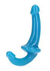 Shots 6 Inch Strapless Strap On Glow in the Dark Neon Dildo