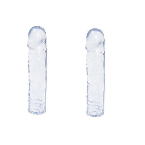 8 Inch Crystal Jellies Classic Realistic Dong by Doc Johnson