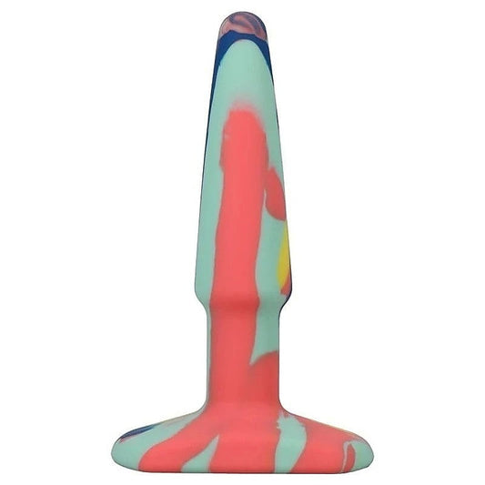 A-Play Groovy Boxed Silicone Anal Plug Sunrise