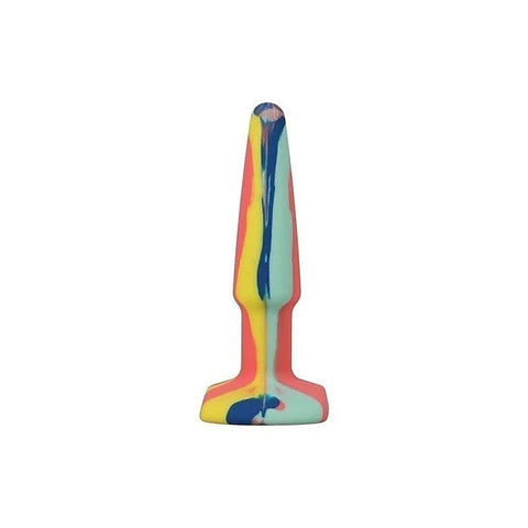A-Play Groovy Boxed Silicone Anal Plug Sunrise