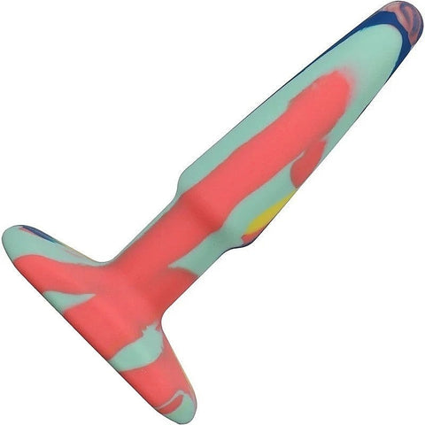 A-Play Groovy Boxed Silicone Anal Plug Sunrise