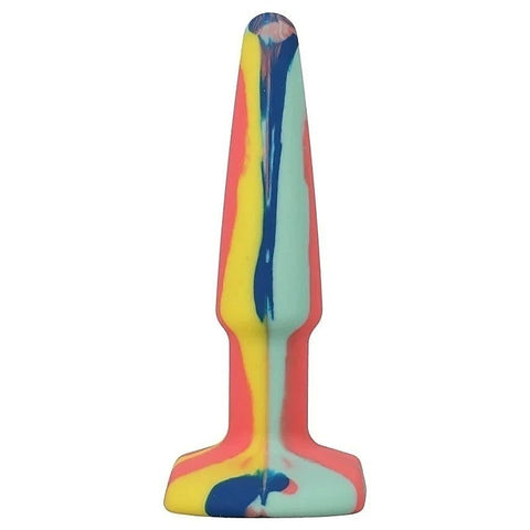 A-Play Groovy Boxed Silicone Anal Plug Sunrise