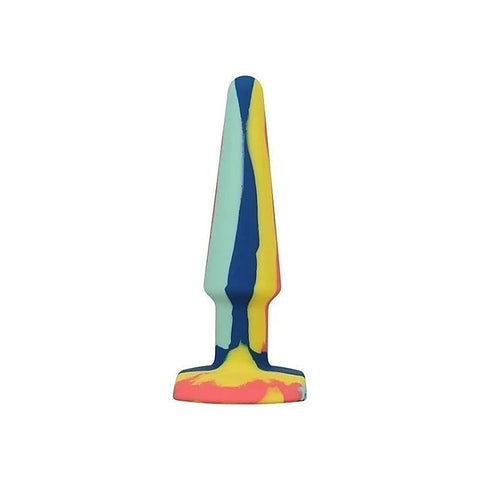 A-Play Groovy Boxed Silicone Anal Plug Sunrise