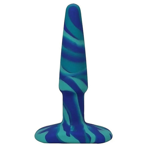 A-Play Groovy Silicone Anal Play Plug Ocean by Doc Johnson