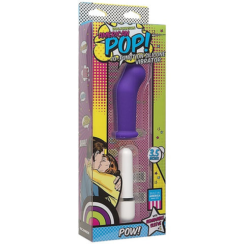 American Pop Pow 10 Functions Silicone Vibrator