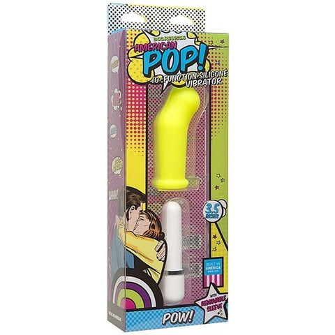 American Pop Pow 10 Functions Silicone Vibrator