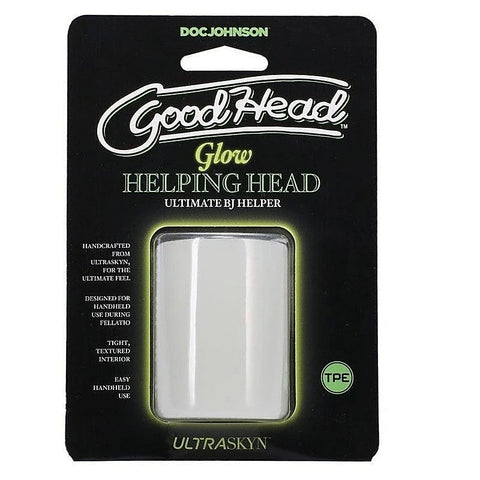 GoodHead Glow Helping Head Mini Male Stroker by Doc Johnson