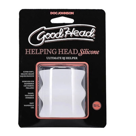 GoodHead Helping Head Silicone Mini Stroker by Doc Johnson