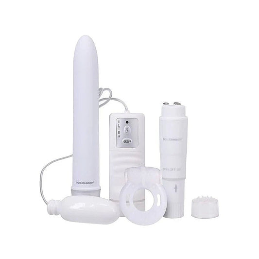 White Nights Pleasure 4 Piece Vibrators Sex Kit