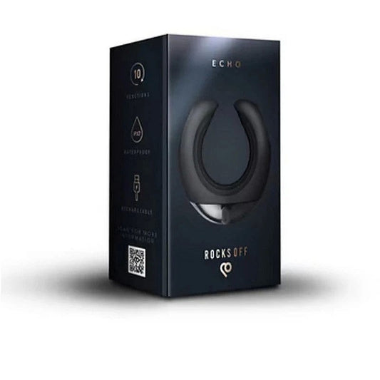 Echo Vibrating C-Shape Male Masturbator by Rocks Off