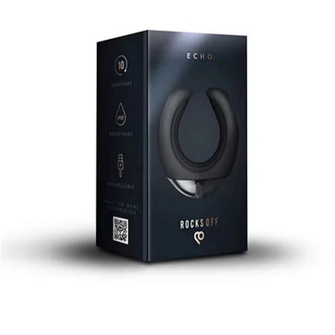 Echo Vibrating C-Shape Male Masturbator by Rocks Off