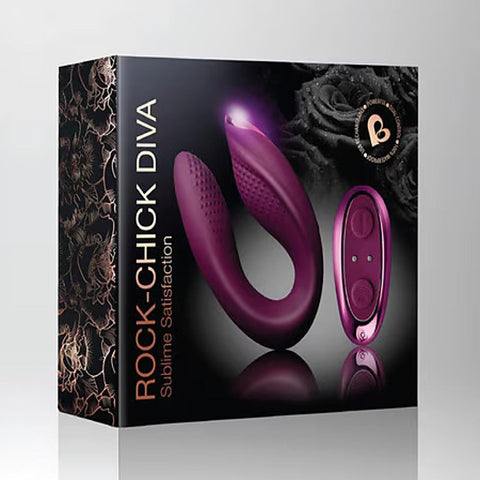 Rock-Chick Diva Dual Stimulation Vibrator by Rocks Off