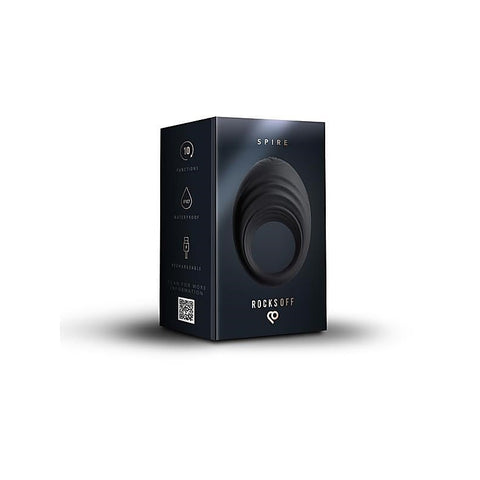 Spire Vibrating Liquid Silicone Cock Ring by Rocks Off