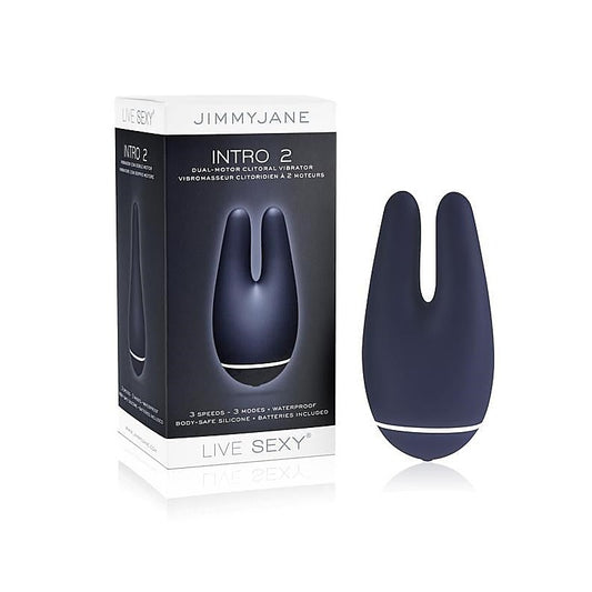 INTRO 2 Dual Motor Silicone Clitoral Vibrator by Jimmyjane