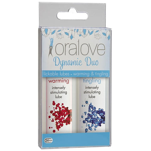 Oralove Dynamic Duo Lickable Lubricant by Doc Johnson