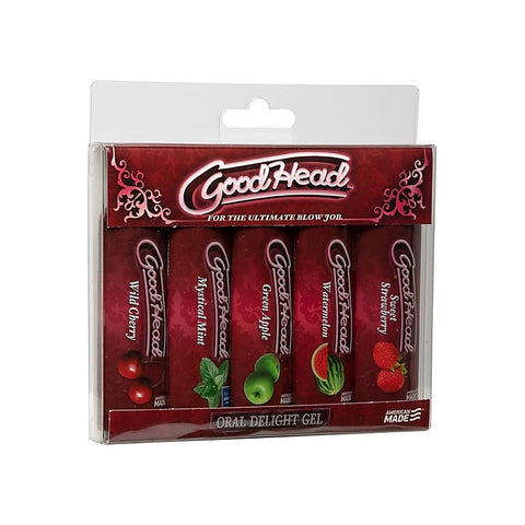 GoodHead 5 Pack Oral Delight Gel by Doc Johnson