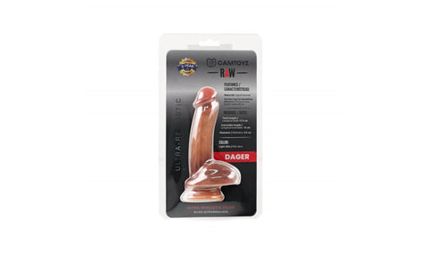 Dager Ultra Realistic 17cm Silicone Dildo by CamToyz