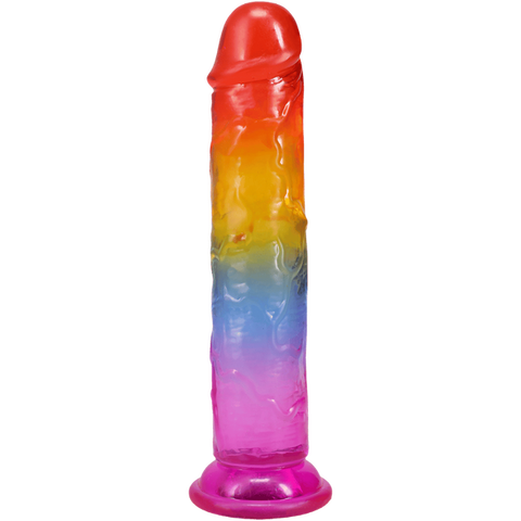 7 Inch Crystal Jellies Realistic Flexible Dong