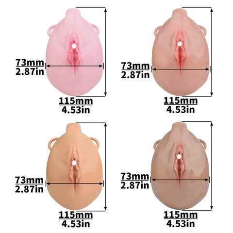 Imitation Labia Female Chastity Cage by BDStyle