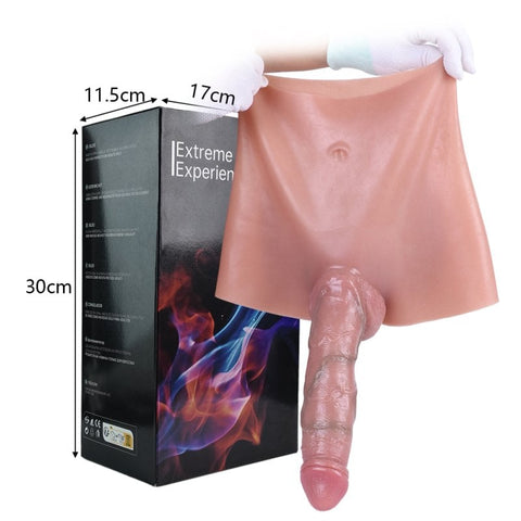 Realistic Penis Sleeve Enlarger Strapon Pants by BDStyle