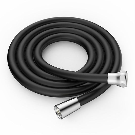 Silicone Kink-free Enema Shower Hose Black by BDStyle