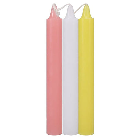 3 Pack Japanese Drip Sensation Play Candles by Doc Johnson
