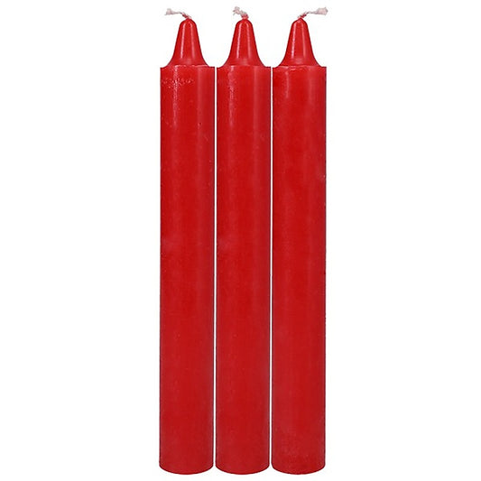3 Pack Japanese Drip Wax Play Candles by Doc Johnson