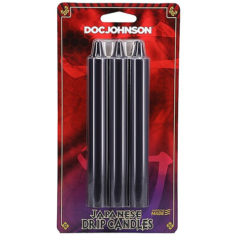 3 Pack Japanese Drip Wax Play Candles by Doc Johnson