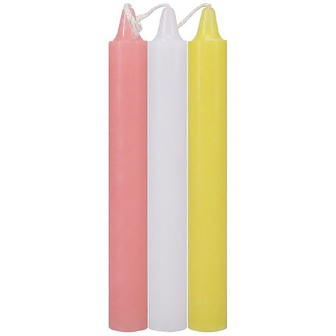 3 Pack Japanese Drip Wax Play Candles by Doc Johnson