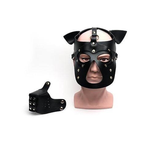 Plush Pup Bondage Hood by Sport Fucker
