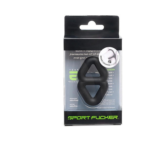 Binder Cock Ring - Rectangular Silicone by Sport Fucker