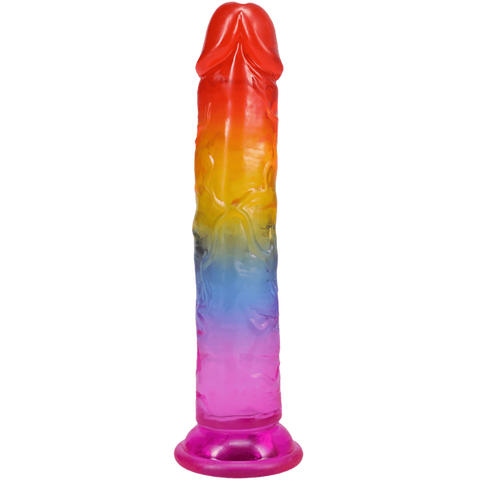 7 Inch Crystal Jellies Realistic Flexible Dong