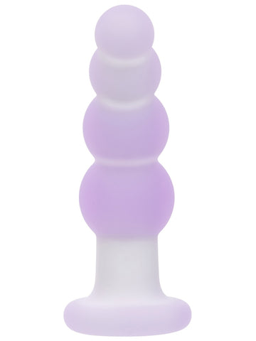 Lavender Haze Beaded Curved Anal Probe by California Exotics