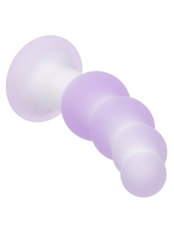 Lavender Haze Beaded Curved Anal Probe by California Exotics