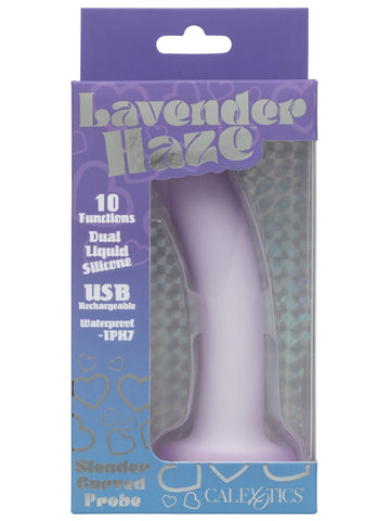 Lavender Haze Slender Curved Anal Probe