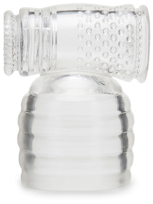 Clear Male Masturbator Wand Attachment by Le Wand
