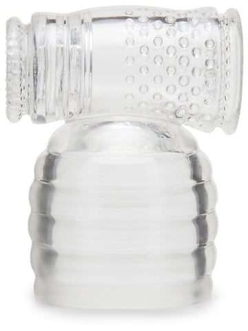 Clear Male Masturbator Wand Attachment by Le Wand