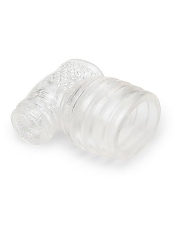 Clear Male Masturbator Wand Attachment by Le Wand