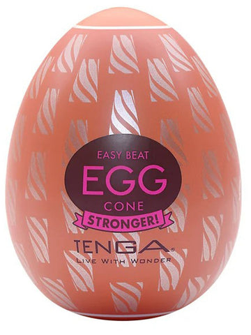 Egg Cone Twisting Edge Textured Stroker by Tenga