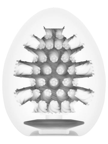 Egg Cone Twisting Edge Textured Stroker by Tenga