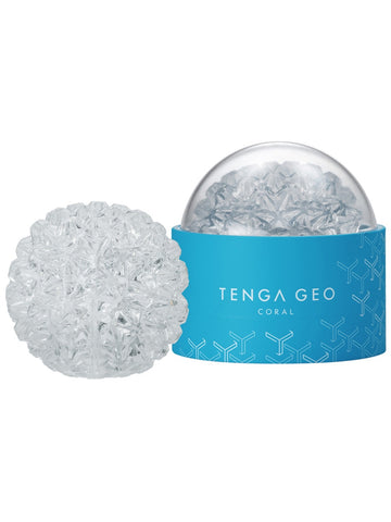 Geo Coral Textured Male Masturbator by Tenga